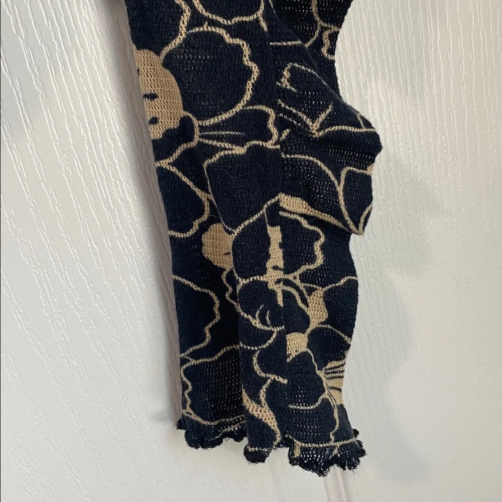 NWOT Free People Through The Meadow Top‎ In Black Combo